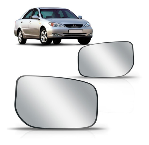 Kit Vidro Lente Retrovisor Toyota Camry 2007 2008 2009 2010