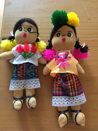 Muñecas oaxaqueñas sales de trapo