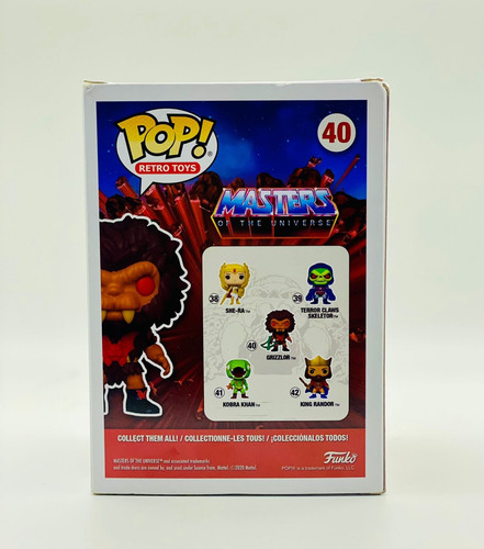 Funko Pop Retro Toys Grizzlor # 40 Serie Amos Del Universo