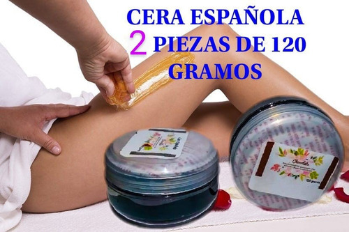 Cera Española 2 Piezas 120 Gramos Aplicadores Gratis