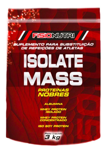 Isolate Mass 3kg Hipercalórico Isolado Completo C/ Albumina