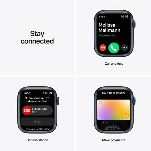 Imagen 7 de 9 de Apple Watch Series 7 Gps+ Celular Aluminio, Correa Deportiva