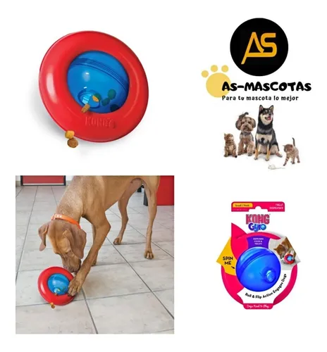 Juguete Interactivo para perro Gyro Kong – Croquetero