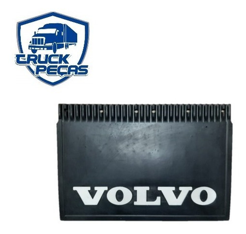 Aparabarro Traseiro Com Emblema Volvo 65x44 - Ma Borrachas