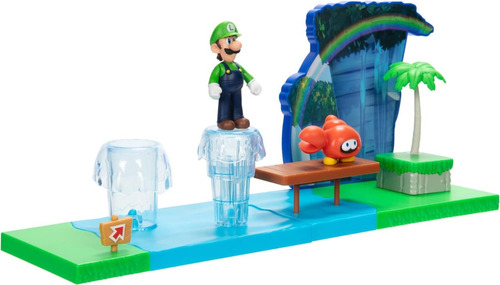 Juego De Figuras De Acción Aguas Brillantes De Super Mario B