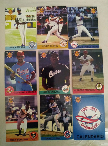 Barajitas De Coleccion Line-up Lvpb 94/95 Lote 3