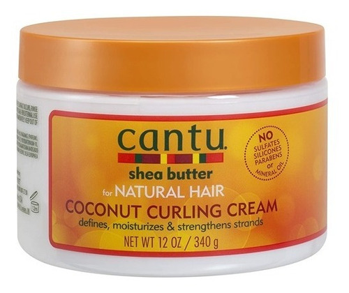 Cantu Coconut Curling Cream Crema Para Definir Rizos Coco 