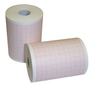 Imagen 2 de 3 de Papel Termosensible Para Ecg 58mm X 25mts Caja X 100 Rollos