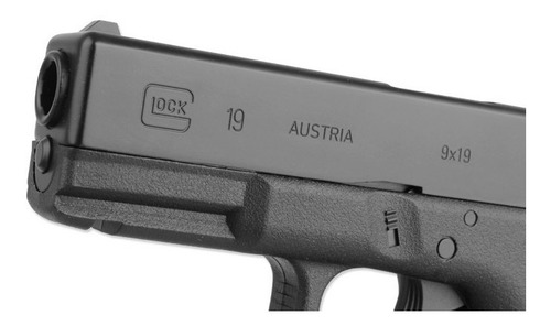 Pistola Deportiva De Co Glock 19 Color Negro De Metal