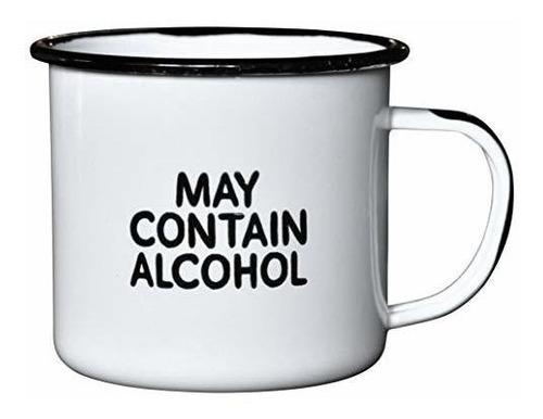 Taza Esmaltada  Café Con Alcohol 