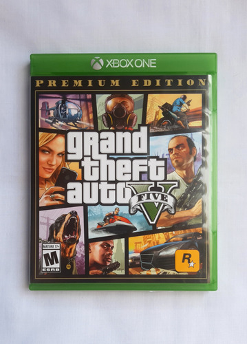 Grand Theft Auto V 5 + Mapa Xbox One Físico Usado