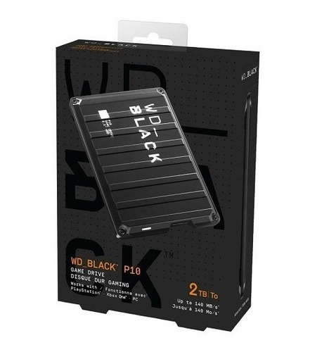 Imagen 4 de 4 de Disco Duro Externo Western Digital Black 2tb 2.5 Ps4 Xbox