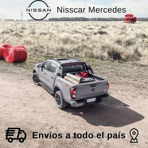 Estribo Plano Aluminio Negro Nissan Frontier 16-23+ Orig