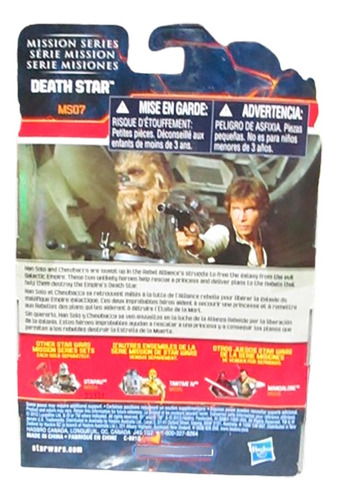Figura Star Wars Han Solo Vs Chewacca Misiones Death Star