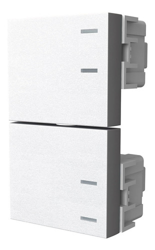 Modulo Punto Combinacion Doble Teclon Jeluz Platinum Mito