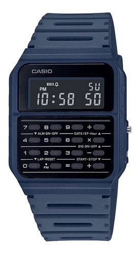 Relógio Casio Unissex Calculadora Data Bank Ca-53wf-2bdf