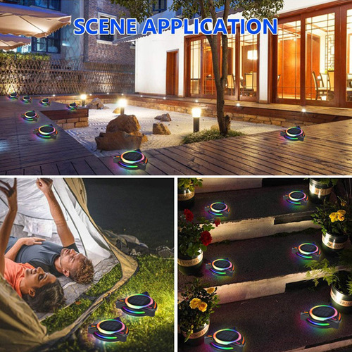Luces De Jardín Led Solares Enterradas Bajo Tierra Para Jard