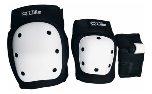 Protectores Ollie Blanco Y Negro Talla L