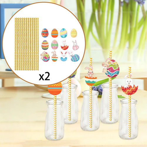 24 Pajitas Decorativas Para Fiestas, Fiestas, Cumpleaños,