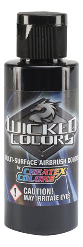 Wicked Colores 2-ounce Wicked Aergrafo, Detalle Negro