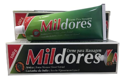 Kit Combo De 6 Pomada Mil Dores 100g Tipo de embalagem Bisnaga