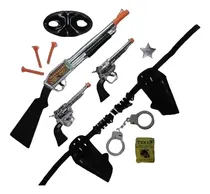 Comprar Novo Kit Bang Bang Do Xerife Arma Brinquedo Velho Oeste