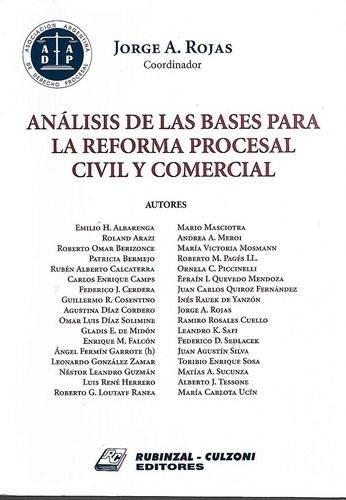 Analisis De Las Bses Para La Reforma Proc Civil Y Comercial