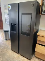 Comprar Heladera Samsung Inverter 585l En Excelente Estado Gris Oscuro