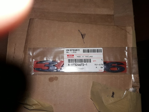 Emblema 3.5v6 3.5 V6 Luv Dmax 8-97324672-1 Original Isuzu Gm