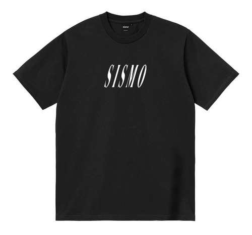 Remera Hombre Sismo Jersey Peinado Madrid Tee Negro 2135 