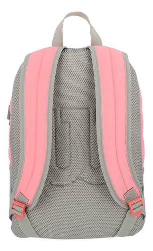 Mochila Wilson Rosa Y Gris Wls164 Diseño De La Tela Lisa