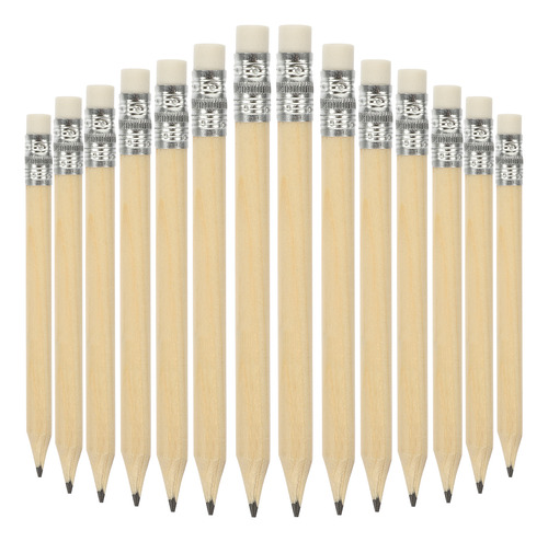 Lápiz De Escritura Corto Log Pencils, 50 Unidades