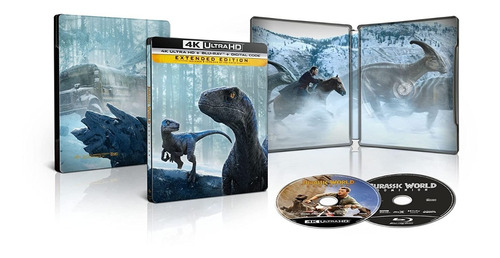 4k Ultra Hd + Blu-ray Jurassic World Dominion / Steelbook