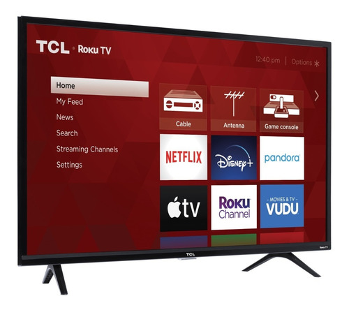 Pantalla Tcl 32s325 32 Pulgadas Hd Led 720p Roku Smart Tv (Reacondicionado)