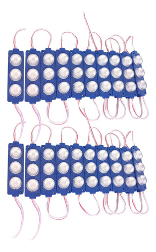 Luz Led De Posición Lateral Para Camión, Dc 12v Luz Azul