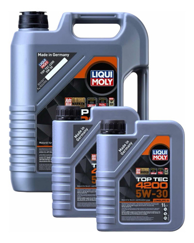 Liqui Moly Aceite Sintético Top Tec 4200 5w30 Longlife 7lts