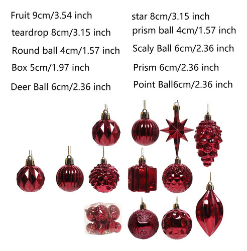 Adornos Para Árboles De Navidad, Bolas Decorativas De