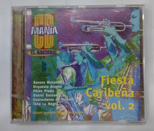 Fiesta Caribeña. Vol. 2. Cd Original Usado. Qqb.