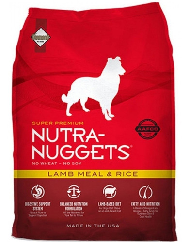 Nutra Nuggets Cordero Y Arroz X 3kg