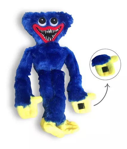 Huggy Wuggy Brasil Pelucia Azul Boneco Playtime Pop Time Bri