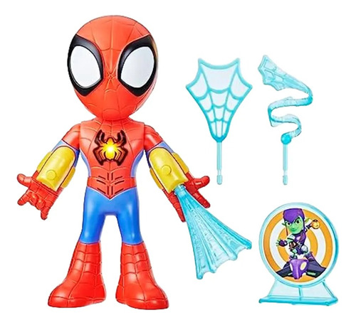 Figura Spidey Marvel Hasbro Traje Electronico 25cm F83175 