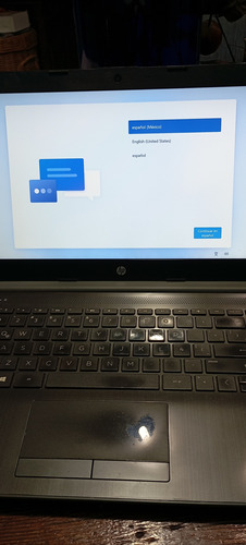 Laptop Hp Notebook Celeron 8 G Ram Sata De 500 Gb Gris (Usado)