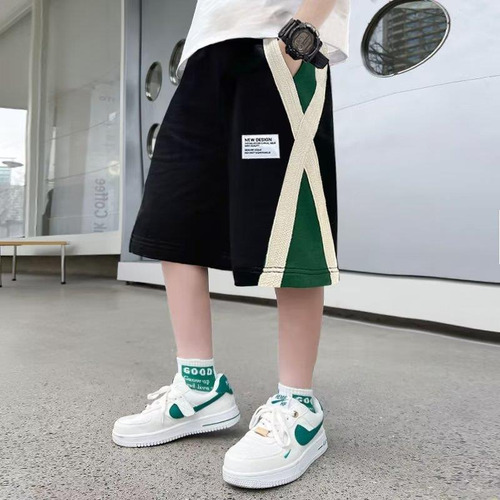 Pantalones Cortos Deportivos Casuales De Algodón Para Niños,