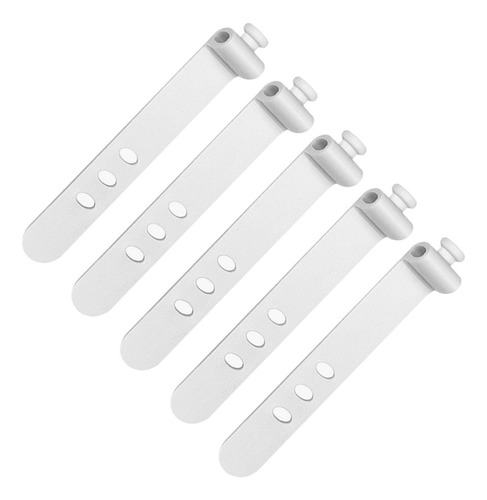 5 Organizadores De Cables Reutilizables, Gestión De Cables,