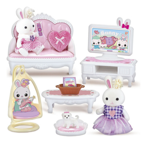 Imagen 2 de 4 de Living Y Dormitorio Bunny Boutique House Places 2475 Ditoys Color Blanco