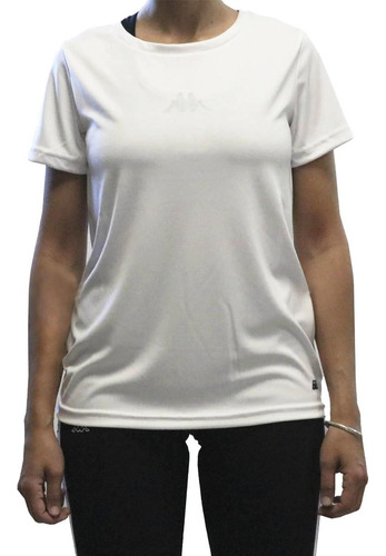 Remera Gianna Training White Kappa