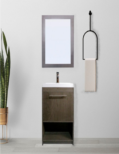 Espejo Decorativo De Pared Decomobil 60x40 Cm Minimalista Marco Titatino