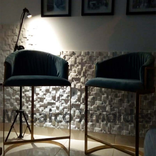 Forma Mosaico Borracha E Plástico Placa Gesso - Lindissímo