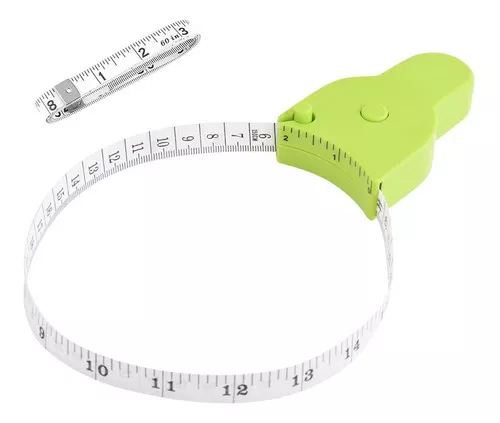 Cinta Metrica Corporal (150cm) Retractil - Verde