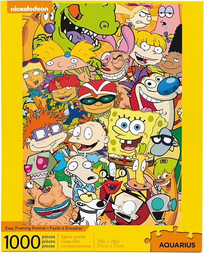Aquarius Nickelodeon 90s Puzzle (rompecabezas De 1000 Piezas